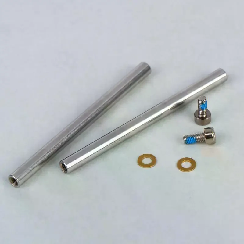 Pièces hélicoptère RC métal argent - Lot de pièces détachées drone