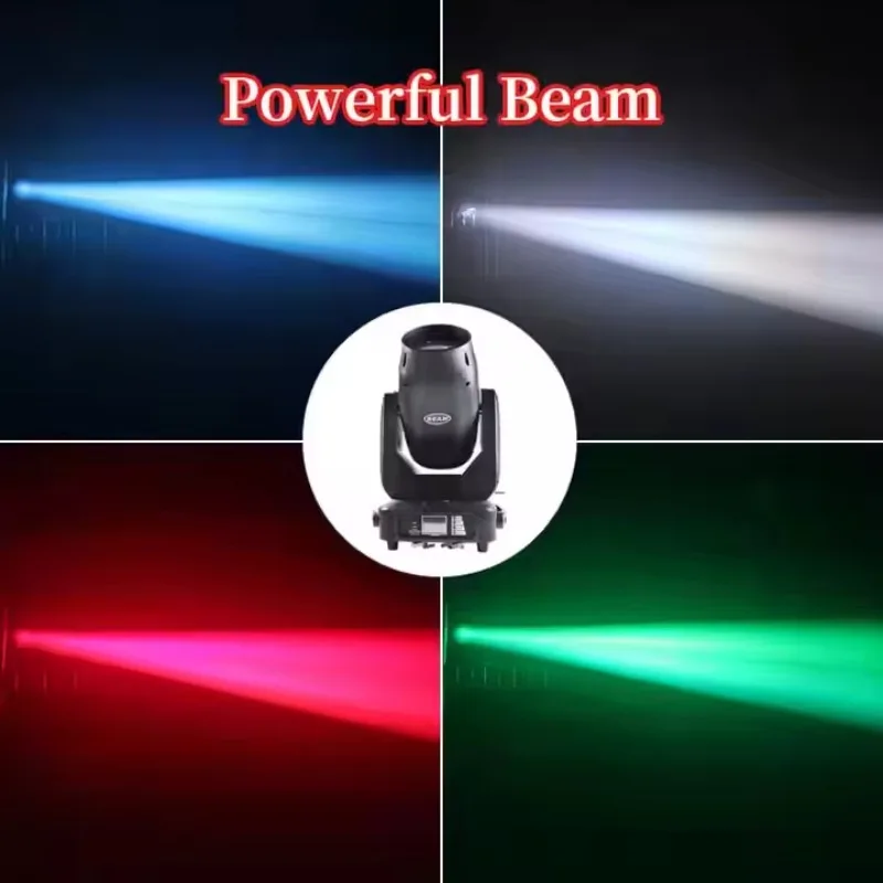 빔 380w DMX512 무빙 헤드 라이트 DJ 디스코 웨딩 이벤트 컬러 스테이지 빔 380w 무빙 헤드 빔 라이트