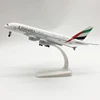 20cm 1:400 Aircraft Model Emirates Airbus A380 Metal Replica Alloy Material Aviation Simulation Children Boy Gift 3