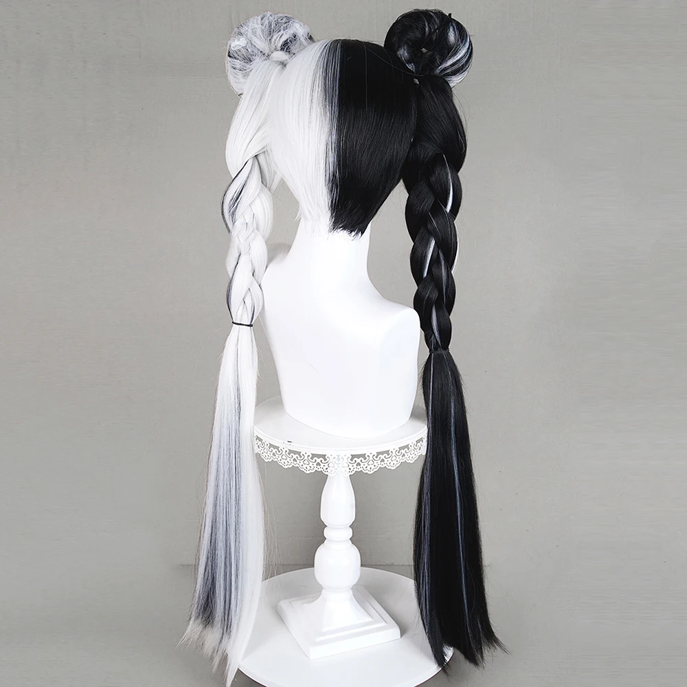 Zenless Zone Zero: Dialyn | Black-White Gradient Synthetic Wig 19 Zenless Zone Zero-Inspired Black-White Gradient Synthetic Wig for Carnival and Halloween