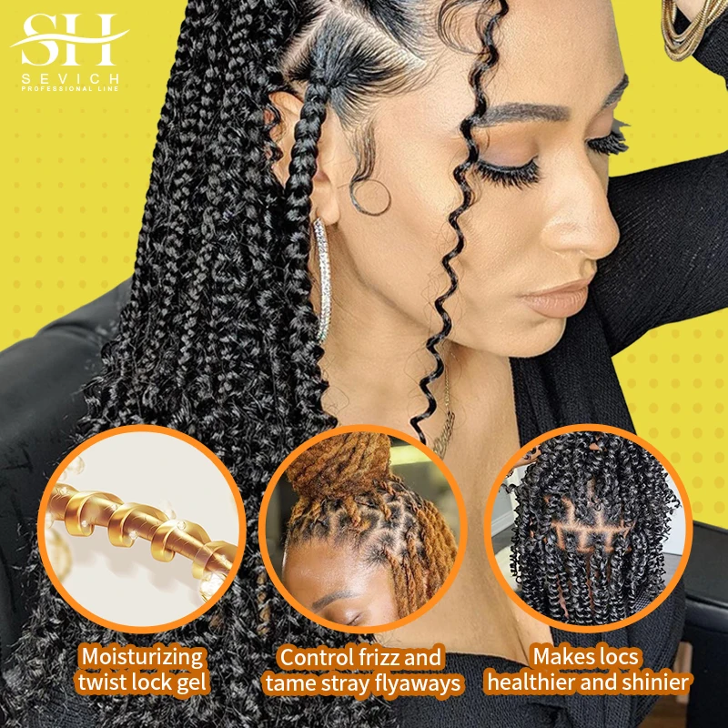 Traction Alopecia Styling braid gel hold moisturizer Hair Shaping Cream Anti Break Hair Wax Anti Hair Loss Hair Care 4