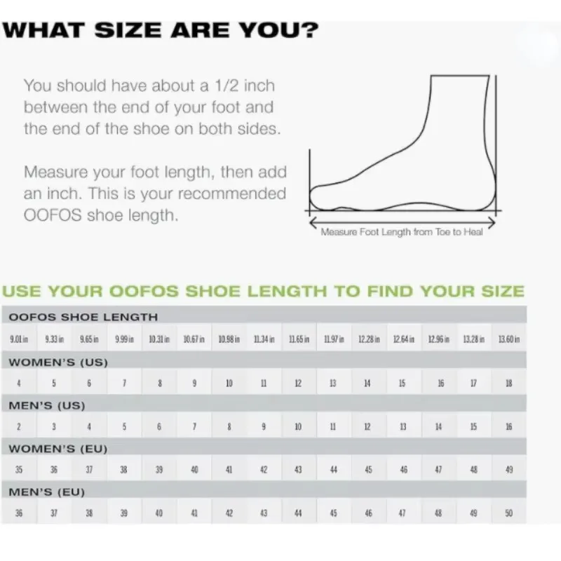 OOFOS NEW Sandals - Lightweight Recovery Shoes Slippers Men Women Soft Bottom Indoor Home Slides Sandals Light Beach Shoe 2