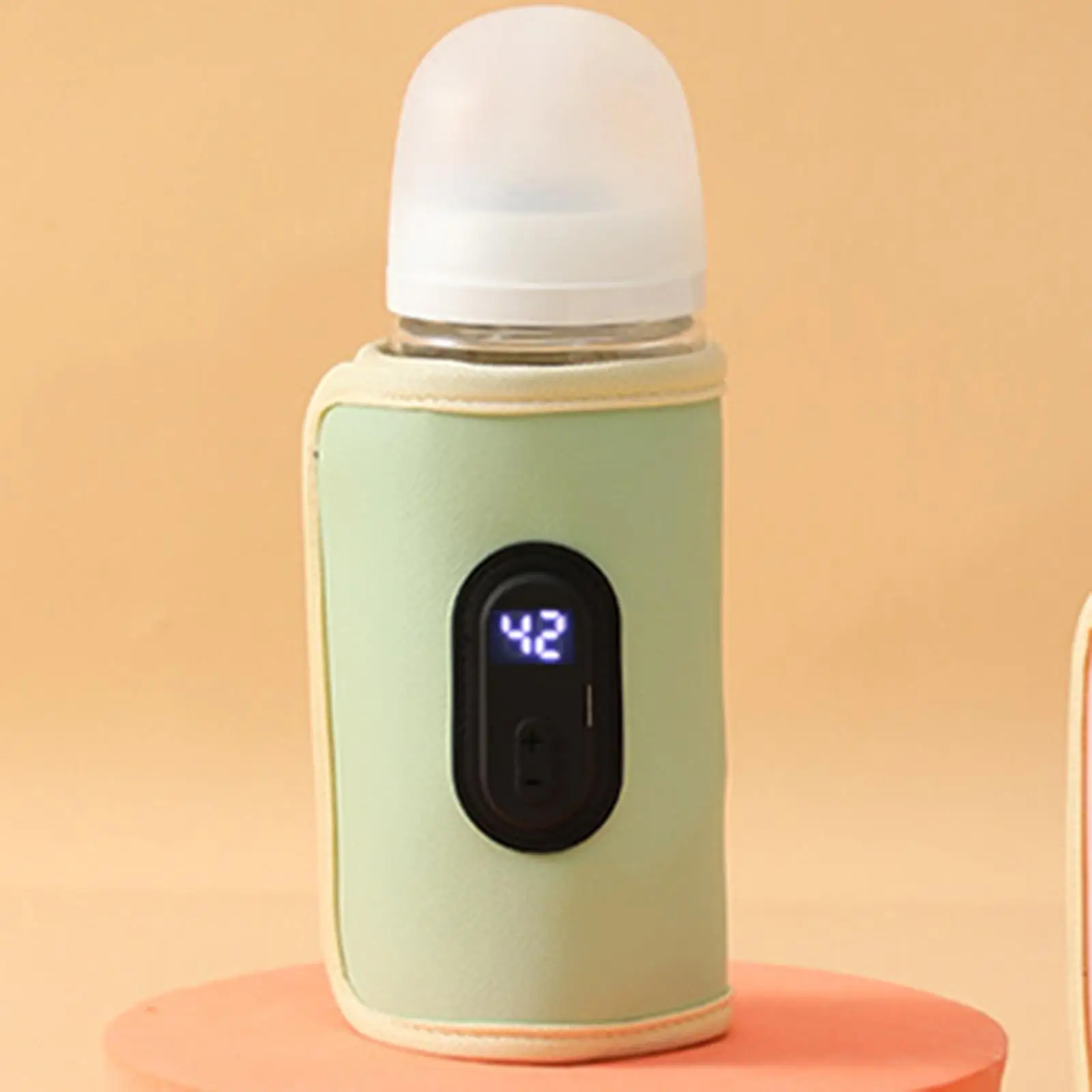 Bottle Warmer Milk Heater Milk Bottle Support Baby Milk Keeper, Baby Nursing Bottle Heater for Car