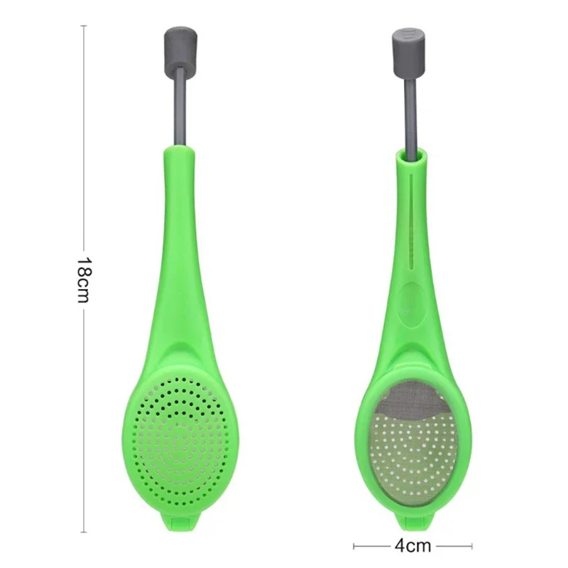Enhanced Flavor Tea Infuser with Built-in Plunger - Reusable Strainer for Optimal Steeping and Stirring