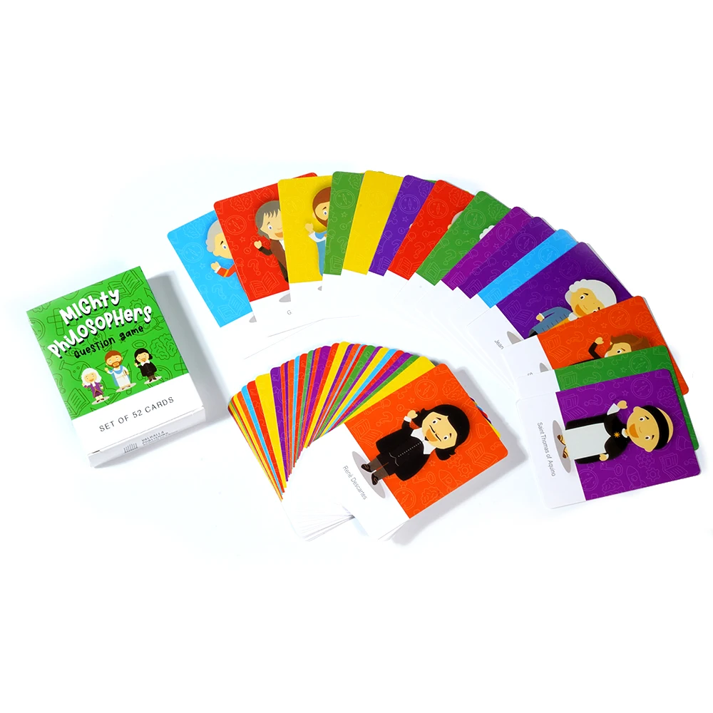 The School of Mindfulness Mighty Philosophers Question Deck Card Game for Children Take Turns Asking and Answering Imaginative 3