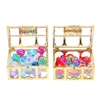 1Set Children Simulation Plastic Crystal Box Treasure Kids Acrylic Colorful Diamond Gems Plastic Large Jewels Toy 2.5cm Diameter 5