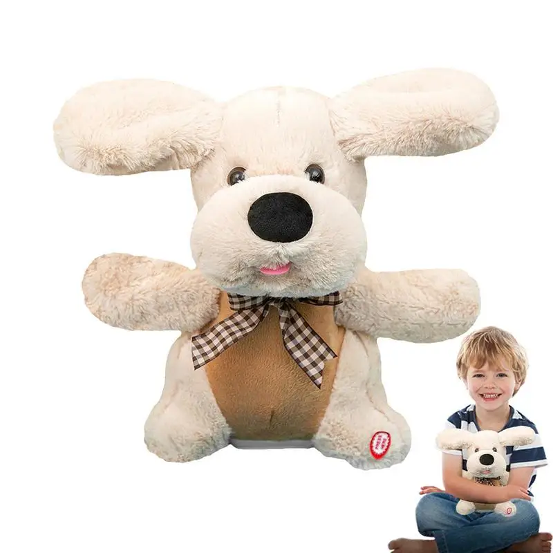 

Kids Walking And Barking Puppy Dog Toy Plush Puppy Electronic Interactive Toys Musical Dancing Animated Plush Stuffed Toy For