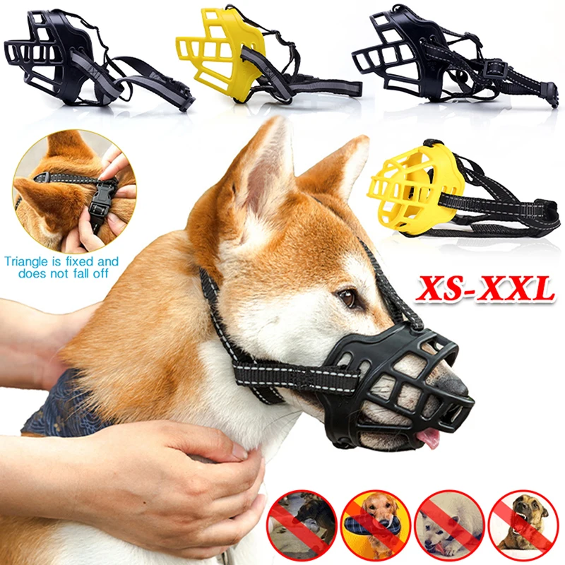 Воздухопроницаемая корзина-намордник для собак малого среднего и крупного