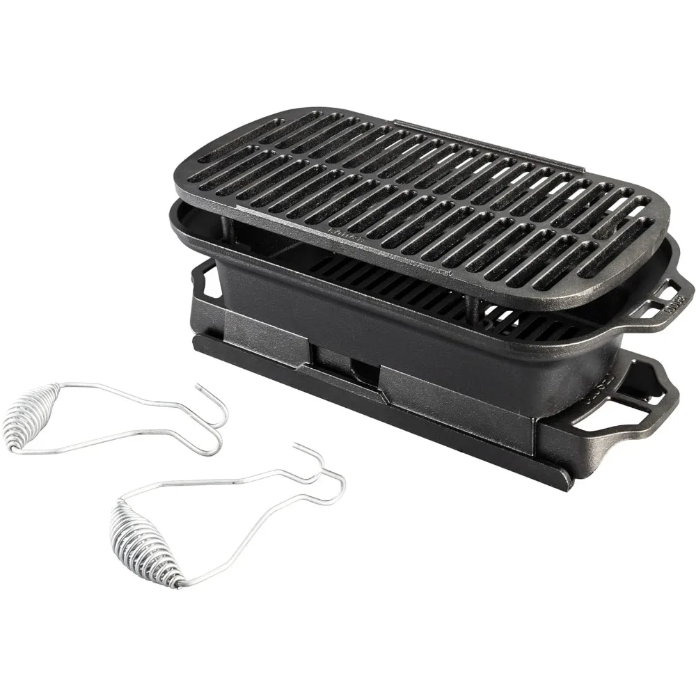 

Lodge Sportsman's Pro Grill, 19.38 inches, portable grill camping bbq outdoor portable grill