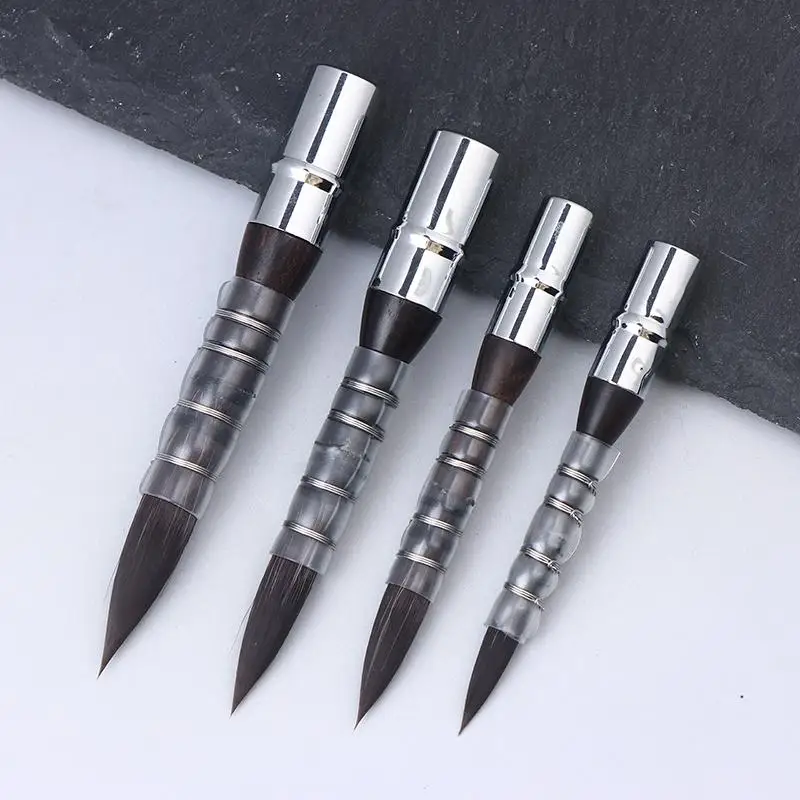새로운 1PCS 휴대용 짧은 홀더 보이저 프랑스 아티스트 수채화 페인트 브러쉬 여행 예술 창작 미술 용품