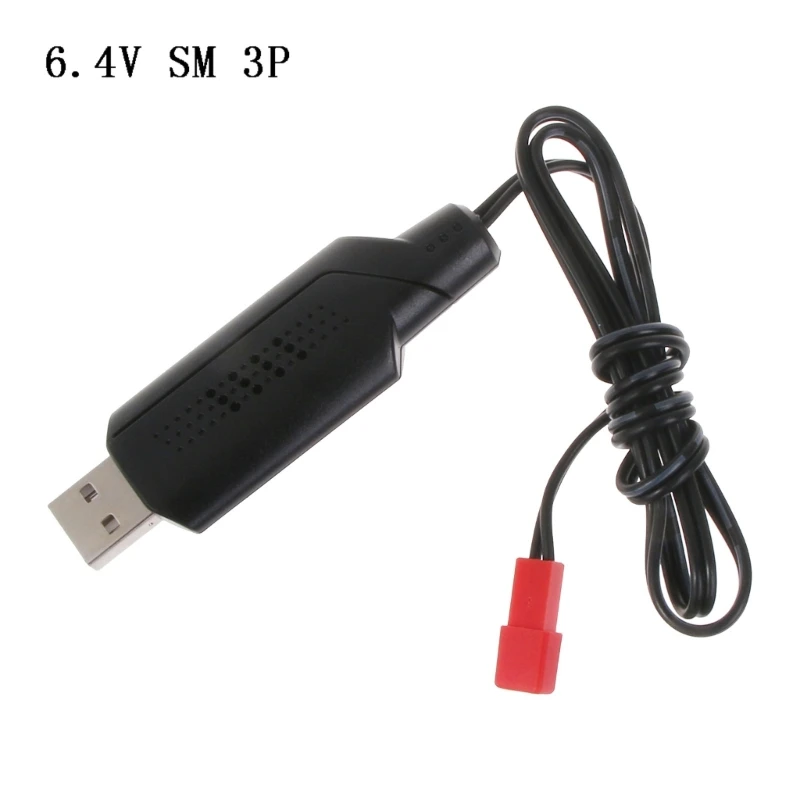 Caricabatterie 6.4V 500mA Con Connettore Femmina KET-2P Per Auto E Barche RC