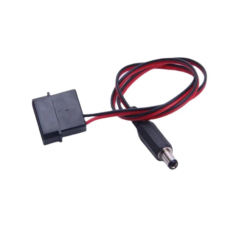 Фото IDE Molex штекер для DC 5,5 мм x 2,1 мм преобразователь адаптер питания кабель 12 В 18AWG провод 50 см №1