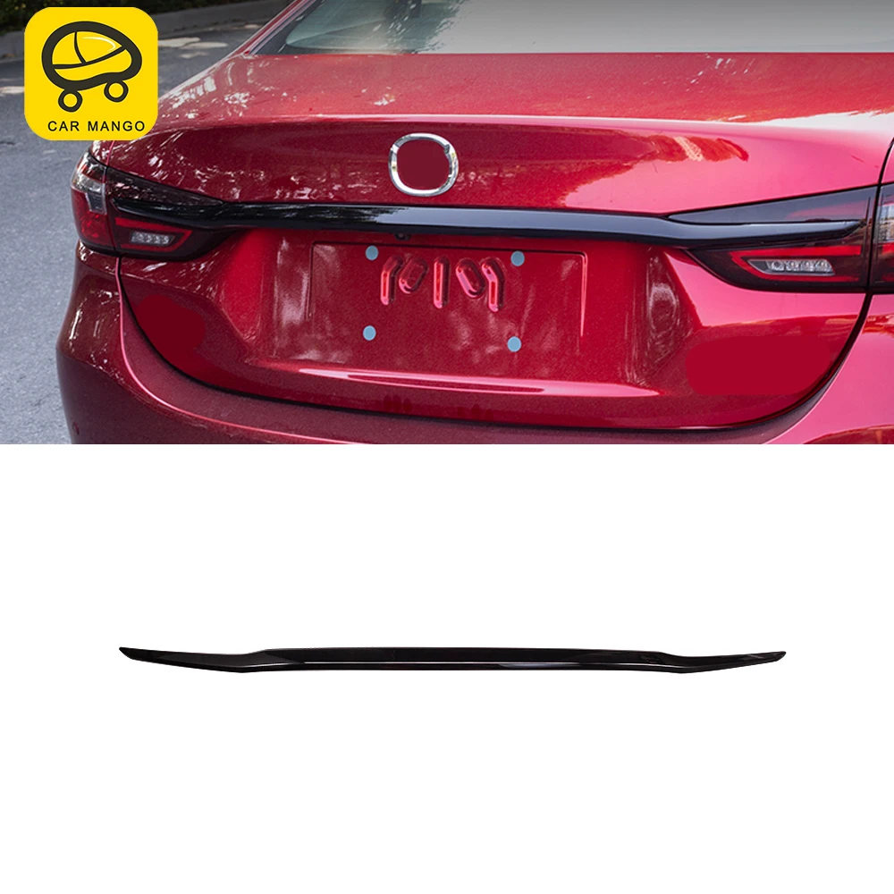 

CarMango for Mazda 6 2019-2023 Atenza Auto Car Accessories Rear Door Trim Chrome Tail Gate Cover Frame Sticker Gloss Decoration