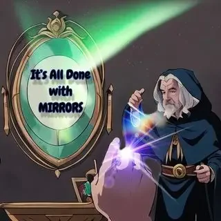 

It's All Done with Mirrors by Kenton -Magic tricks