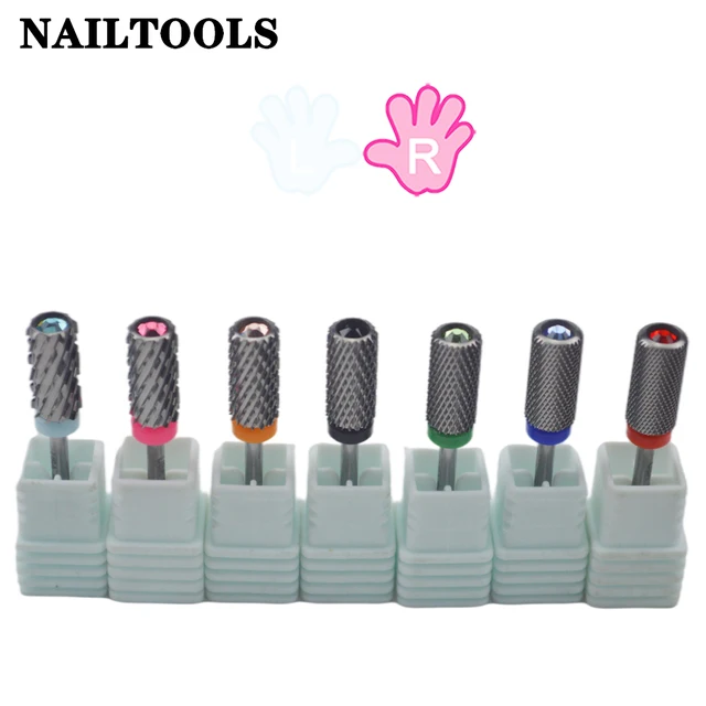 RolinStar 6.6 Large Round Top Blue Blade Right Hand Carbide Strongest Barrel Nail Drill Bit and Best remover for Powder