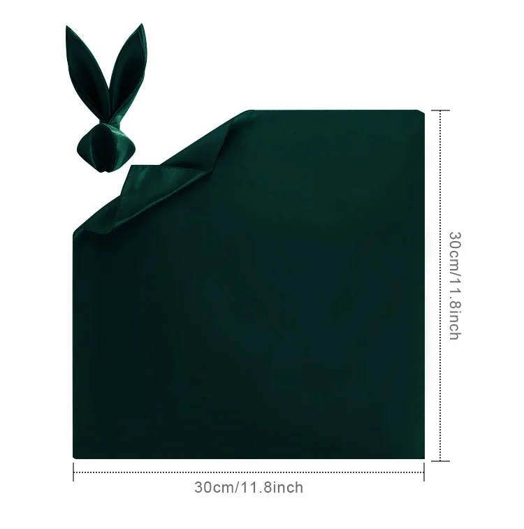Satin Napkins 12pcs for Wedding Party Home Hotel Christmas Decor
