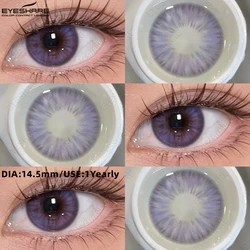 EYESHARE Soft Beauty Color Contact Lenses - Purple & Pink Tones (PROVENCE - PURPLE)