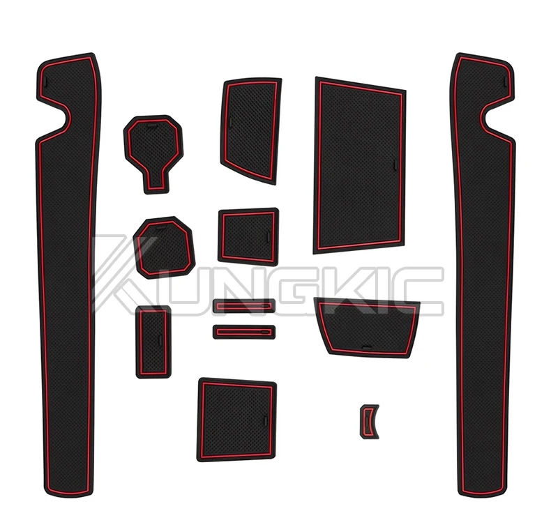 Für Dacia Duster 3 2024 2025 Anti-slip Slot Pad Auto Tür Nut Matte Auto Innen Trim Dacia Duster 3 Zubehör – Detail 8