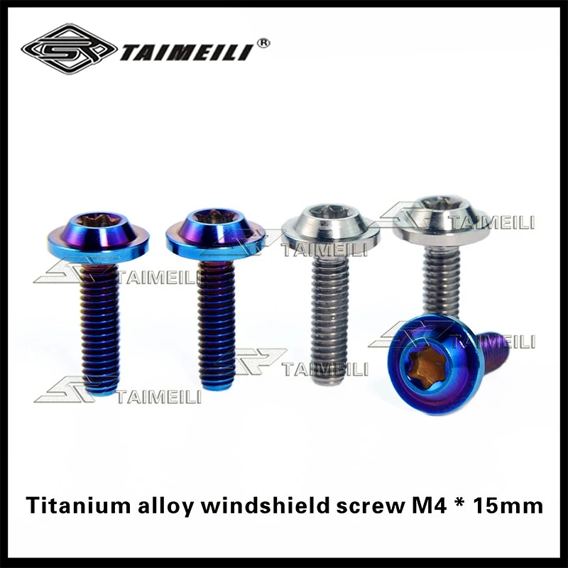 Parafuso Para-brisa de Liga de Titânio Parafuso Modificado m4 15 S1000rr