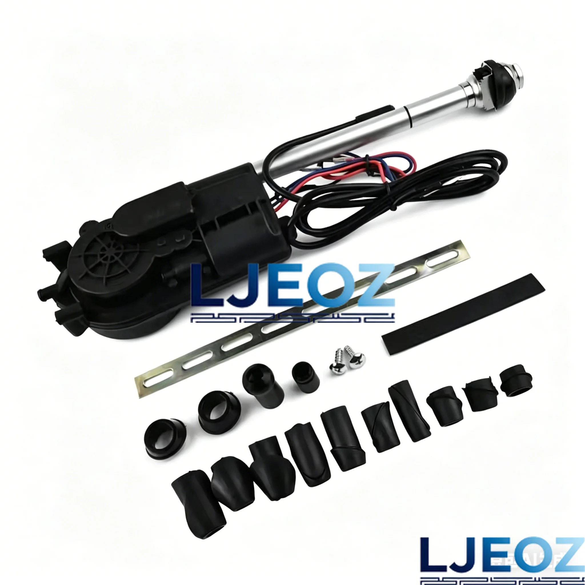 12V AM FM 송신기 공중 전기 안테나 자동 텔레스코픽 메르세데스/W140/W126/W124/W201 자동차 액세서리