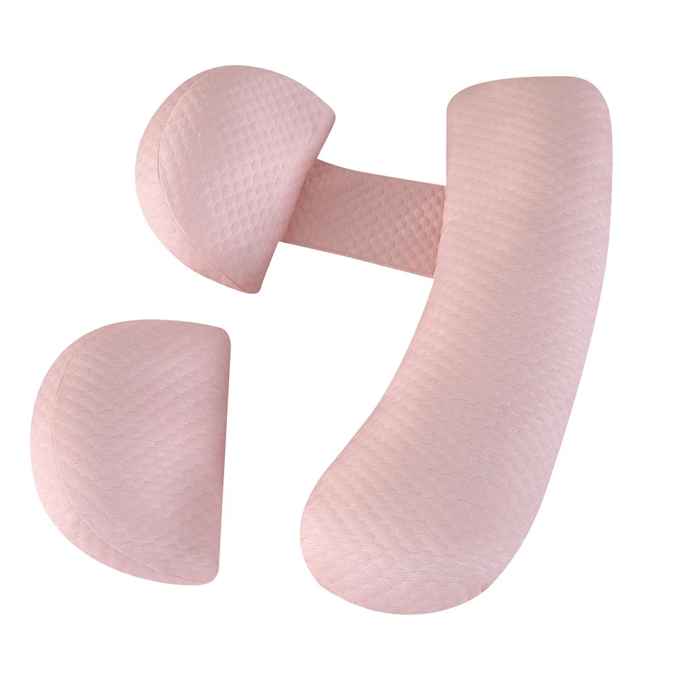 U-shaped Waist Pillows Maternity Pillow Pregnancy Pillow Cotton Sleeping Bedding Body Cushion Nursing for Pregnant