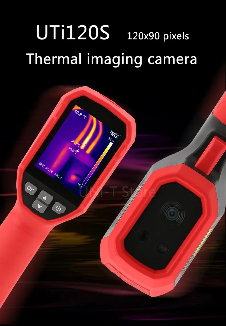 UNI-T Infrared Thermal Imager UTi120S PCB Circuit Industrial Testing Floor Heating Tube Testing original genuine Thermal camera