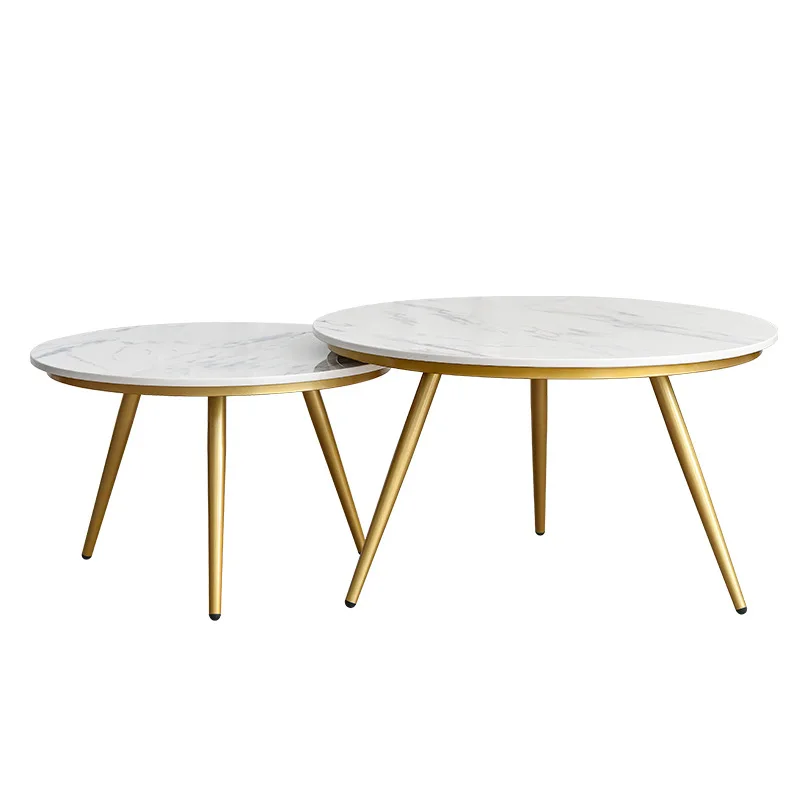 

Повседневный минималистичный круговой черный и белый итальянский стиль роскошный кофейный столик в скандинавском стиле