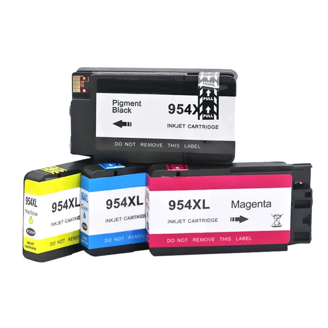 4PK Rechargeable 954xl cartouche d'encre Compatibles hp 954 OfficeJet Pro  8720 8710 8730 7740 7720 Imprimante tout-en-Un - AliExpress