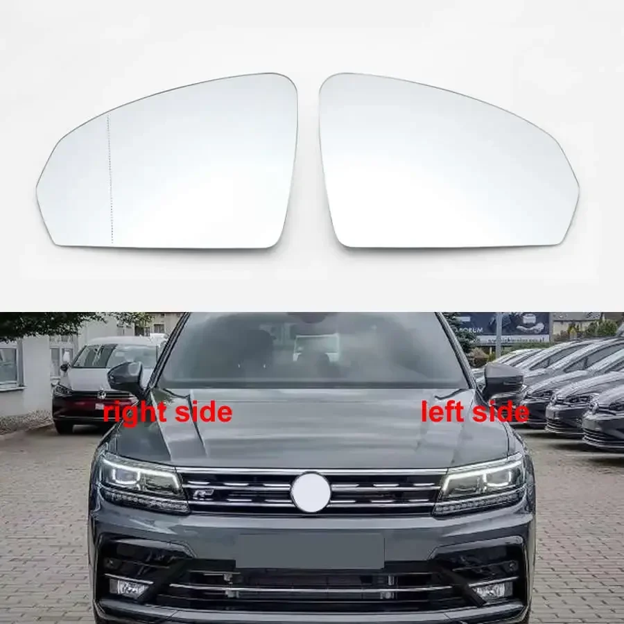 For Volkswagen VW Tiguan L / Tharu 2019 2020 2021 2022 Car Rearview Mirror  Lenses Exterior Side Reflective Glass Lens Heating - AliExpress