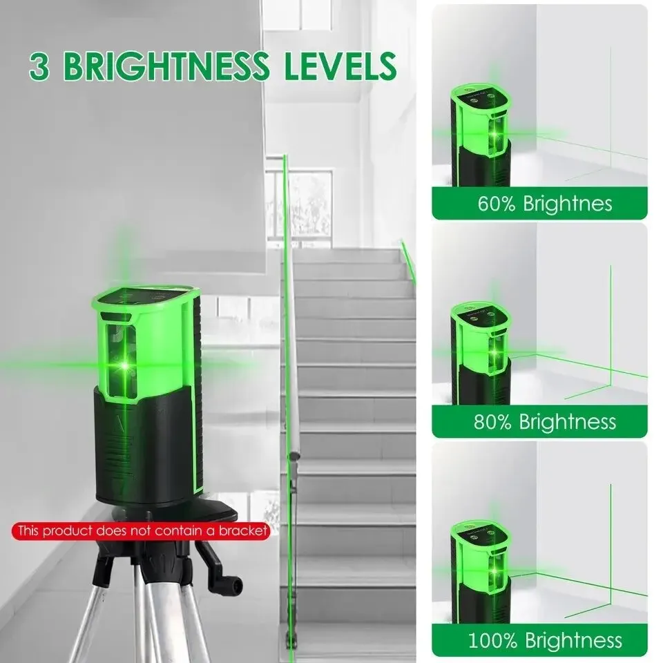 Geevorks Cross Line Self-leveling Laser Level with Vertical Beam Spread