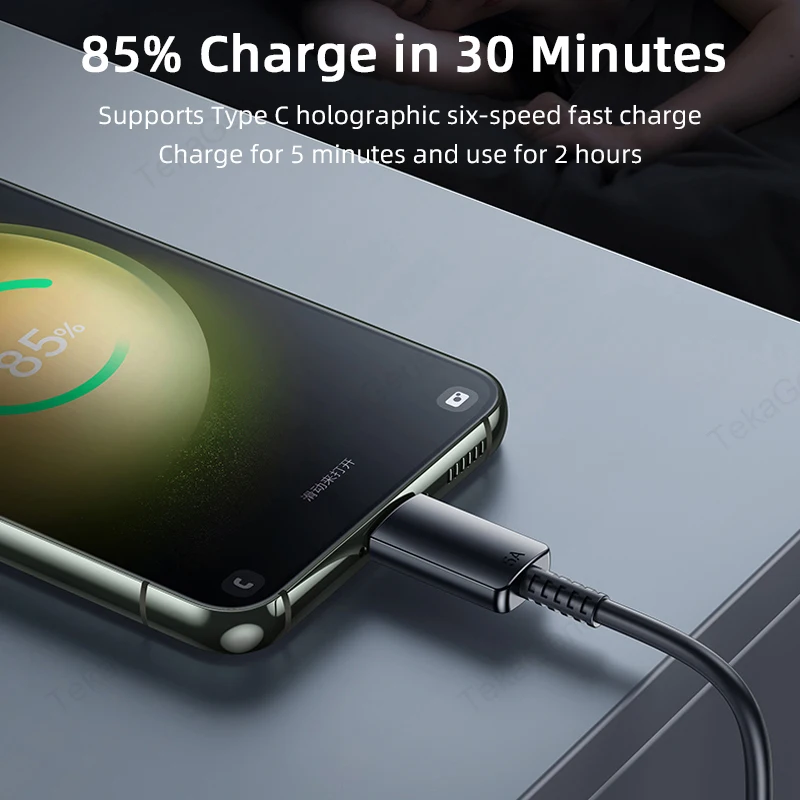High-Power 5A USB-C Fast Charging Cable, 45W