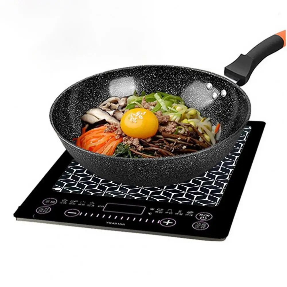 Induction Hob Protector Silicone Induction Cooktop Mat Fireproof Cooktop Protector Mat Kitchen Accessories