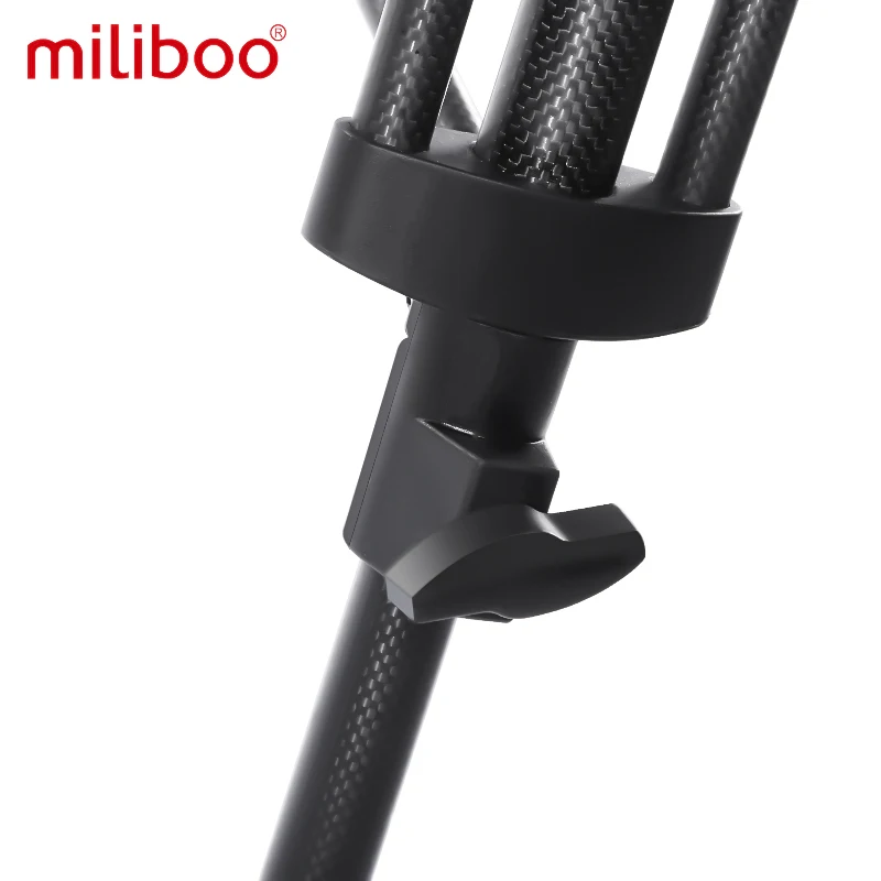 Miliboo MTT606 여행용 삼각대, 유압 유체 댐핑 비디오 헤드, 디지털 SLR DSLR 카메라, 추가 QR 플레이트, 무게 2.9kg