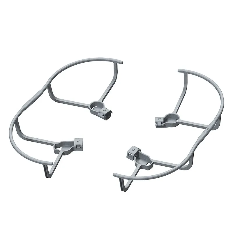 Protection d'hélice pour drone Potensic ATOM installée sur une pale, montrant le clip de fixation et la couleur gris clair.
