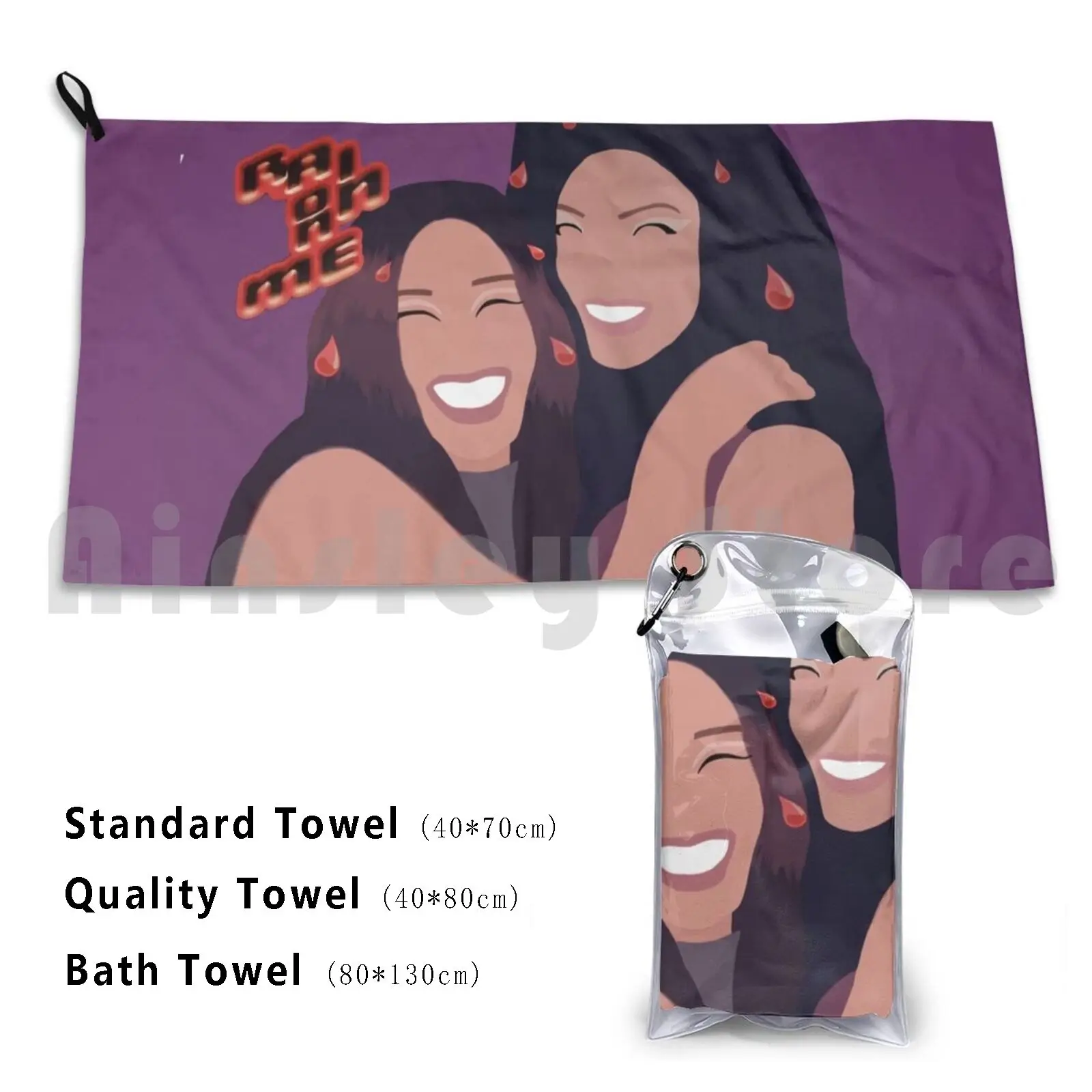 Rain On Me By Gaga & Ariana Asciugamano Personalizzato Asciugamano Da Bagno Rain On Me Ariana Gaga Grande Rain On Me Music Pop Queen