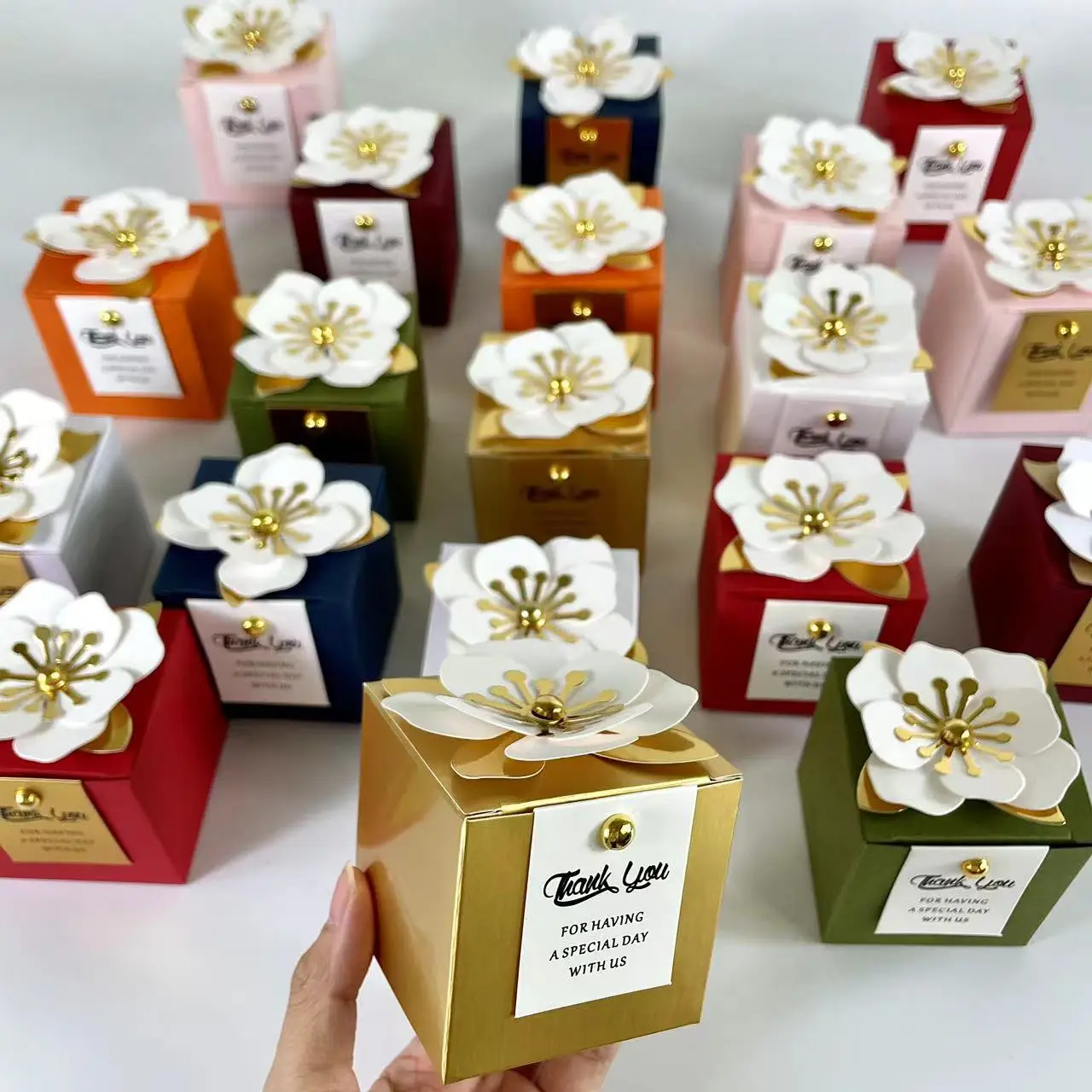 20/50pcs Luxury Sweet Wedding Gift Box Party Supplies Candy Box