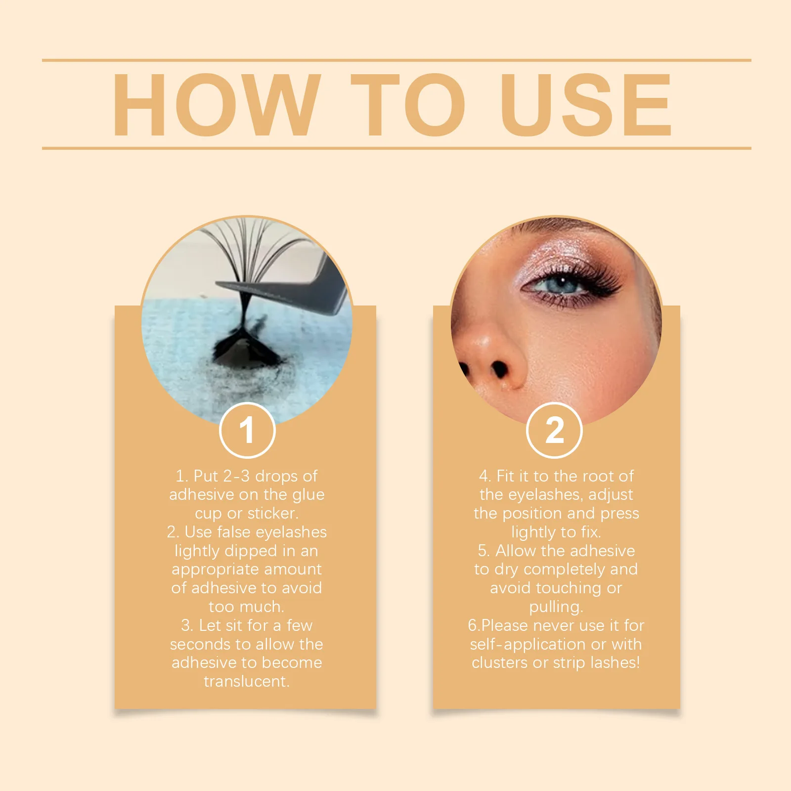 False eyelash adhesive, eyelash glue setting bonding, universal glue