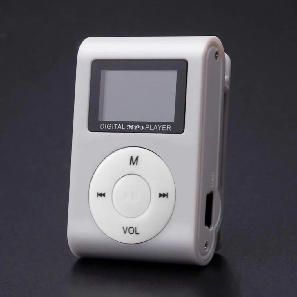 5 Colors Hifi Mini Usb Clip Mp3 Player Lcd Screen Support 32gb Micro Sd Tf Card Cardslick Stylish Design Sport Compact Hot #bl5