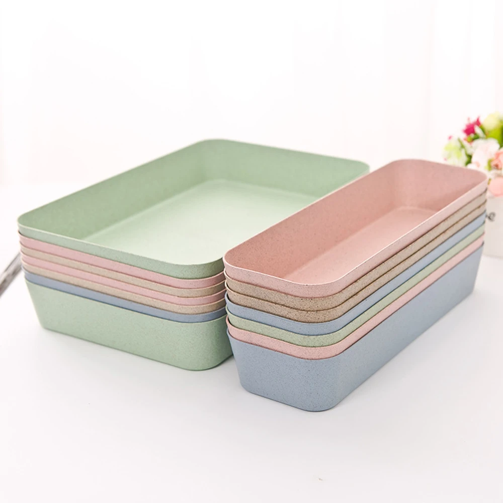 1PC Plastic Kitchen Drawer Storage Tray Organizer Degradable Material  Divider Grocery  Wholesale  Tools 4