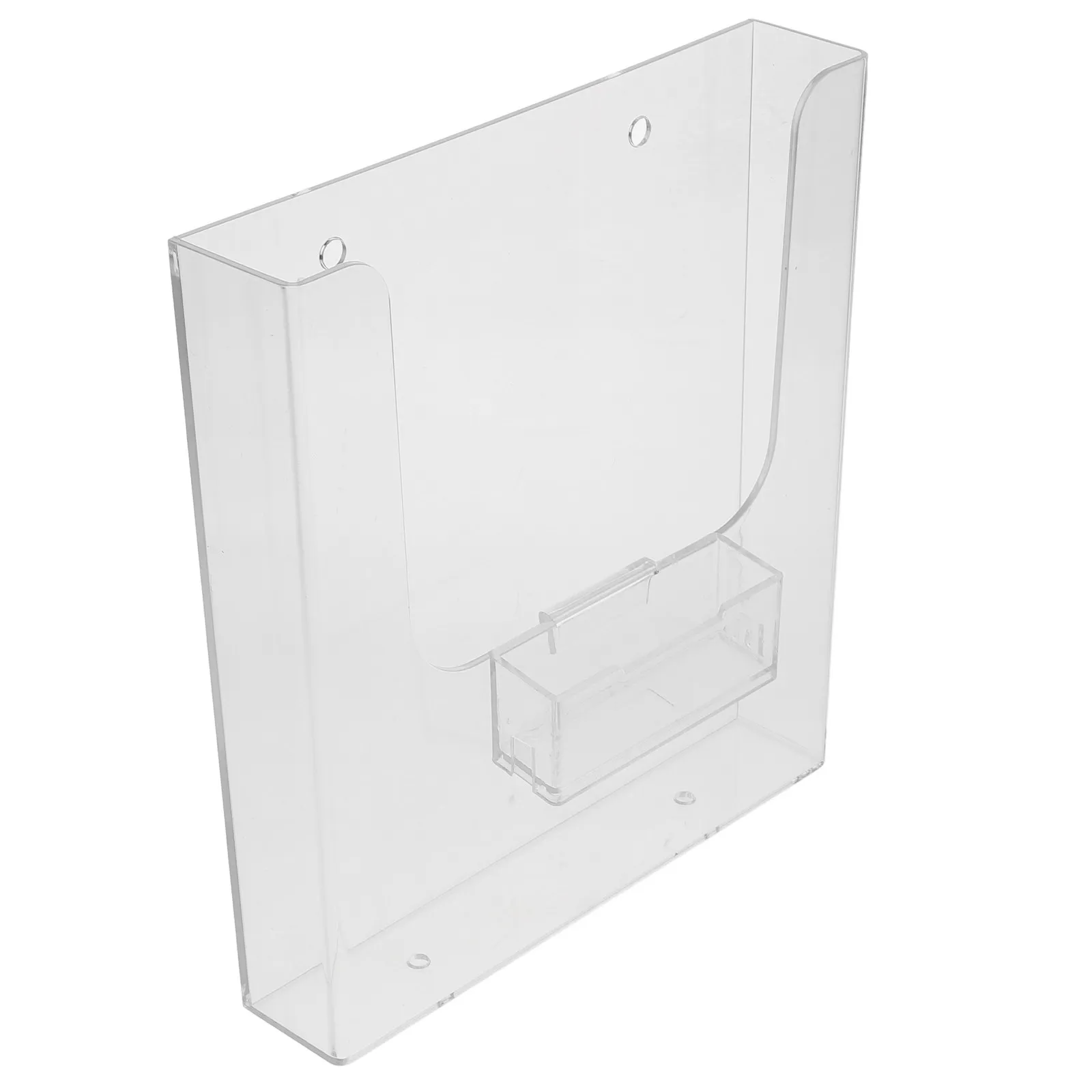 아크릴 A4 문서 홀더 벽걸이형 파일 디스플레이 스탠드 (종이, 영수증, 폴더, 브로셔, 인사말 카드, 메뉴, 팜플렛용)