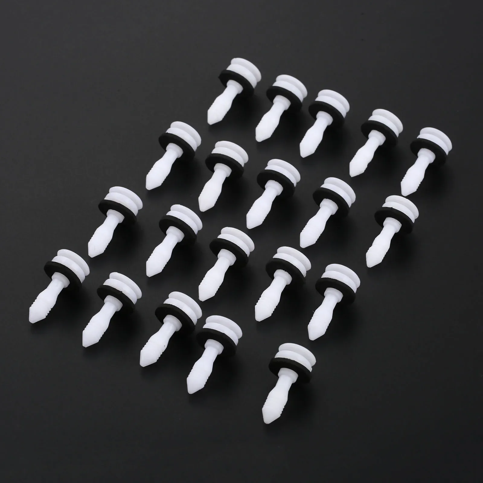 20 pcs 자동차 도어 카드 패널 트림 인테리어 패스너 클립 c2s13494 화이트 재규어 s x 유형 플라스틱 리벳 자동차 자동차 클립