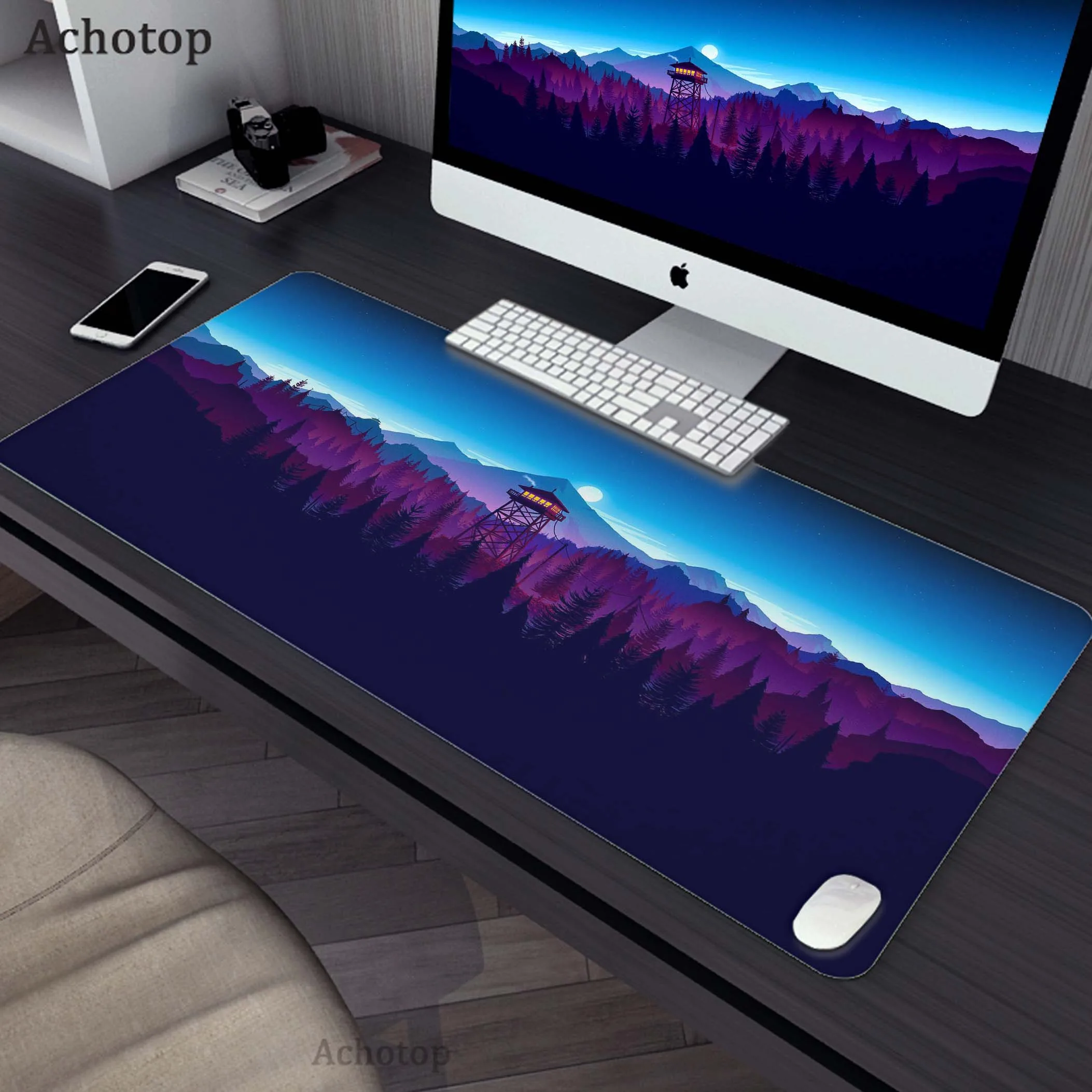 

Gaming Mousepad Gamer Speed Accessories Keyboard Pads Computer Mouse Pad Large Mouse Mat XXL Forest Pattern Gamer Desk Mat