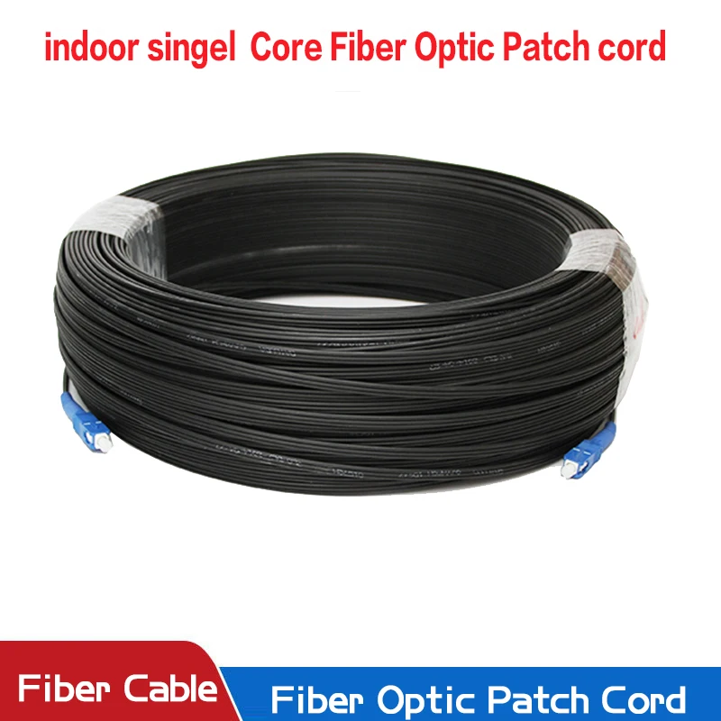 Premium Single Mode Simplex Fiber Optic Indoor Patch Cord - SC-UPC Connectors