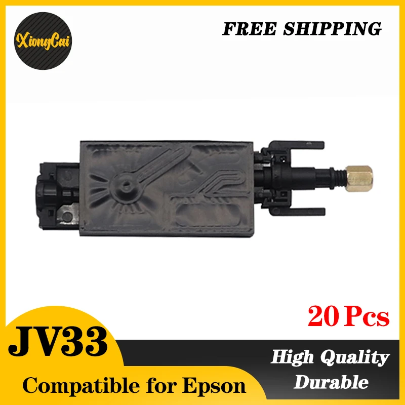 Amortecedor de Tinta uv com Conector Porca de Cobre Solvente Compatível Epson Dx5 Tx800 Mimaki Jv33 Jv5 20 Pcs