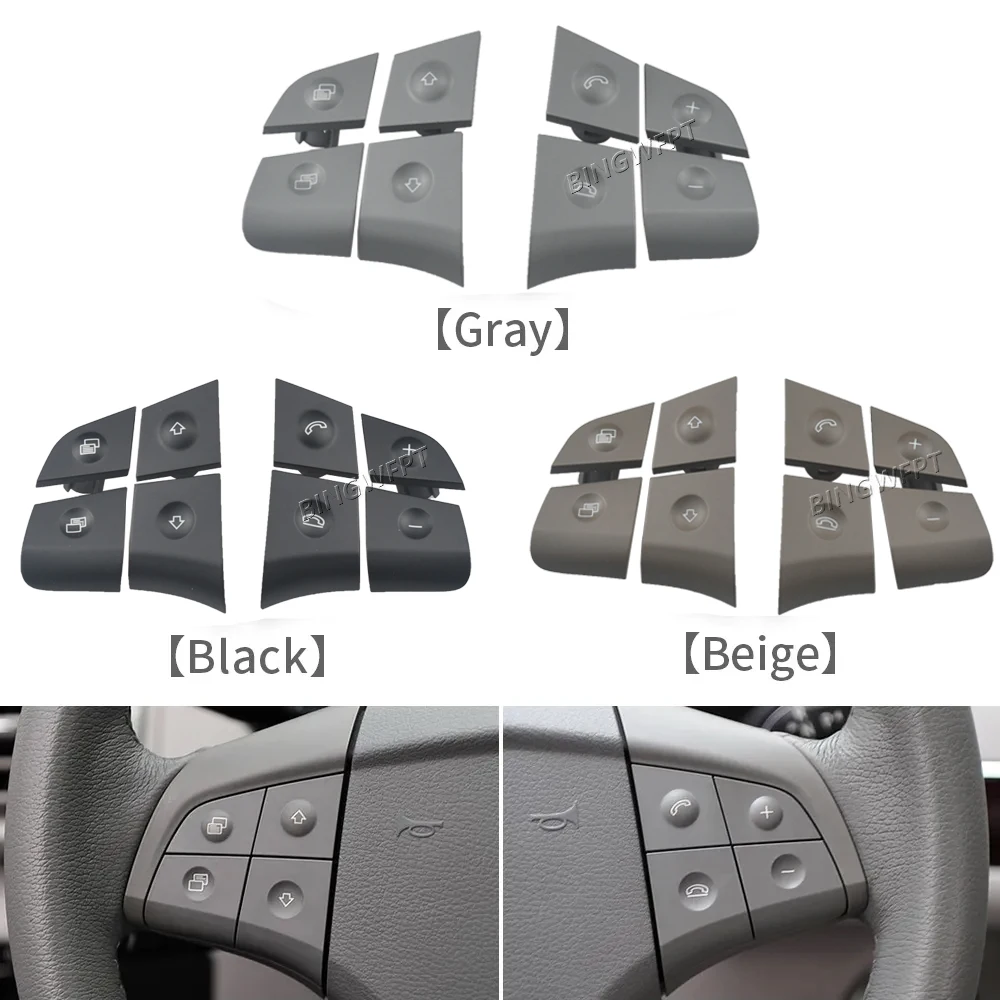 

Автомобильные многофункциональные кнопки на руль, переключатель управления для Mercedes Benz W164 GL ML Class W251 R Class 2006 2007 2008 2009