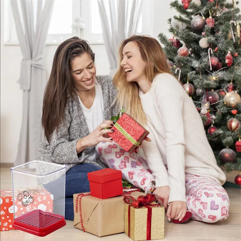 Description Picture 4 of itemNew Fruit Vegetable Speed Slicer with Push Plate Manual Cup Cutter Portable Banana Strawberry Slicing Tool Kitchen Accessories