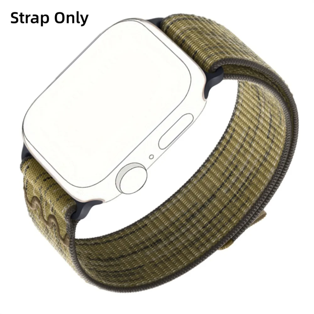 Nylon Sport Loop Bracelet for Apple Watch - Stylish and Durable Strap Replacement