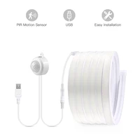 Smart PIR Motion Sensor Super Bright COB LED Strip Neon Light Auto ON/OFF 320leds/m Waterproof for Kitchen,Stair,Wardrobe Decor 2