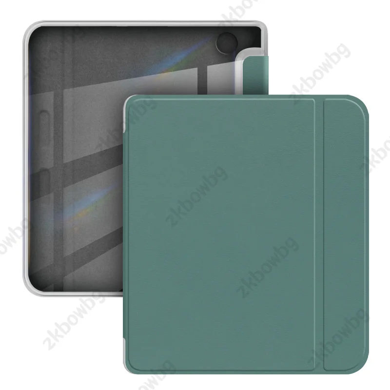 Slim PU Leather Shockproof Smart Case with Clear Back