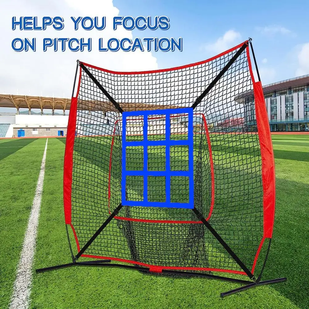 Softball Pitching Net Portable Extra-large Baseball Net Pitching Hitting Practice Sports Accessories Easy to for Training